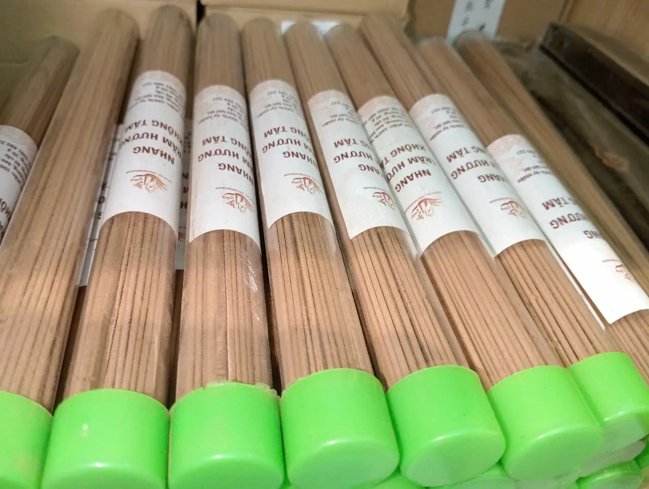 Natural Coreless Agarwood Incense Sticks – Brown Tube (Standard Grade) | Vietnamese Oud&nbsp;